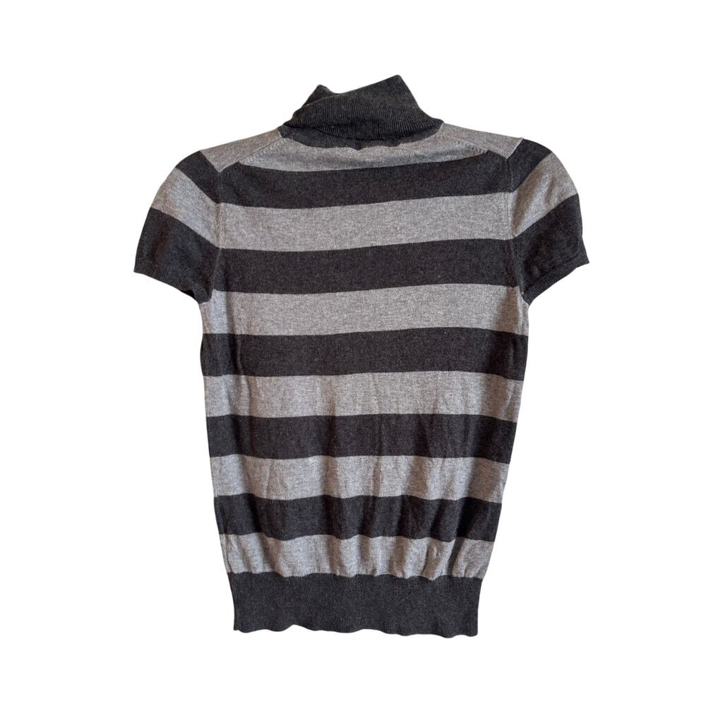 GAP Women’s Cashmere Cotton Blend Short Sleeve Sweater Turtleneck Y2K Small